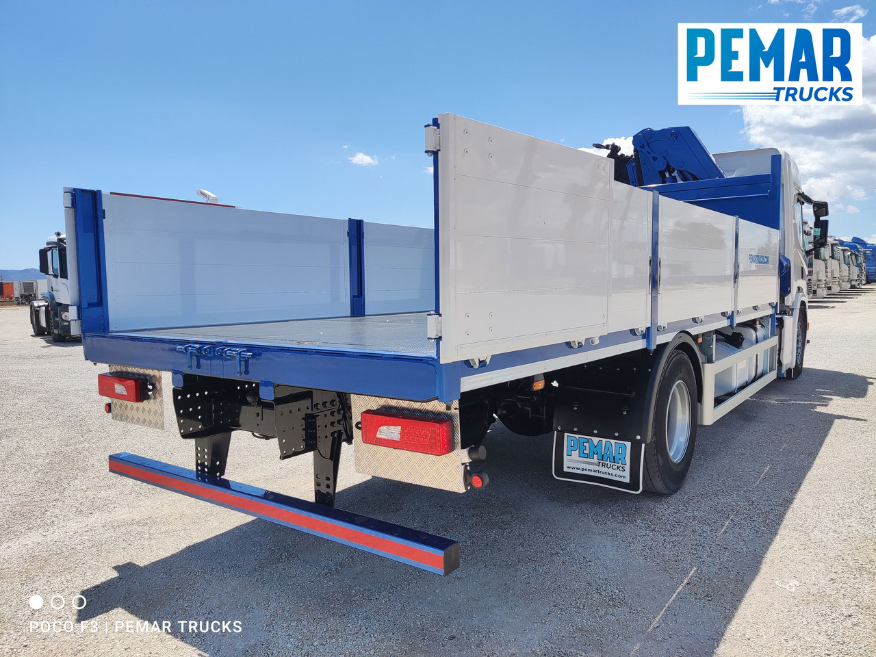 Грузовик бортовой/ Платформа, Автоманипулятор SCANIA P 370 4X2 GRUA CAJA FIJA: фото 13