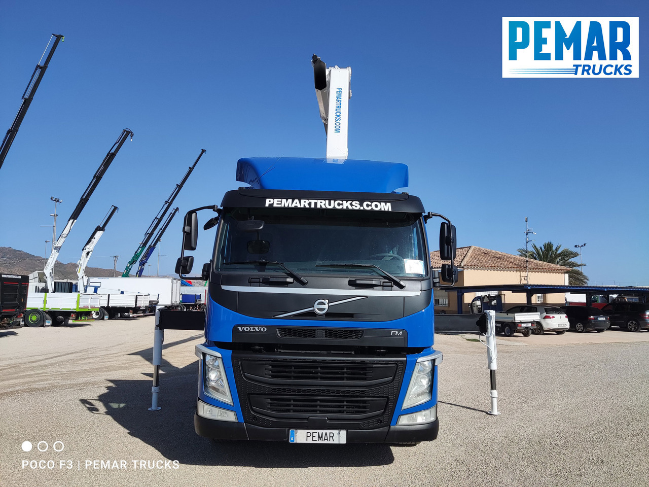 Грузовик бортовой/ Платформа, Автоманипулятор VOLVO FM 450 6X2 GRUA CAJA FIJA EURO 6: фото 14