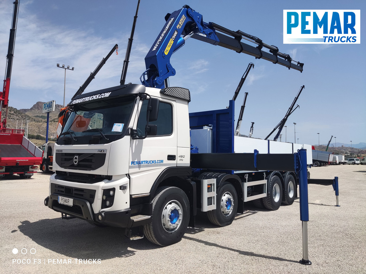 VOLVO FMX 460 8X4 GRUA CAJA FIJA ABIERTA - Грузовик бортовой/ Платформа: фото 1 VOLVO FMX 460 8X4 GRUA CAJA FIJA ABIERTA - Грузовик бортовой/ Платформа: фото 1