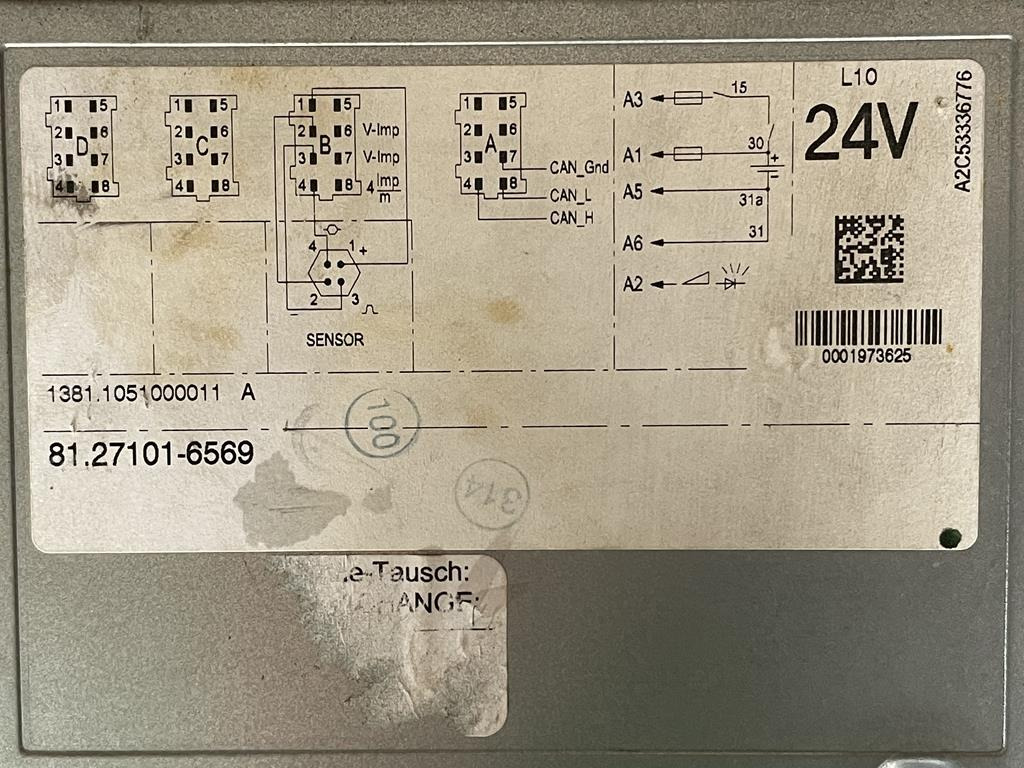 MAN 81.27101-6569 - Тахограф для Грузовиков: фото 3 MAN 81.27101-6569 - Тахограф для Грузовиков: фото 3