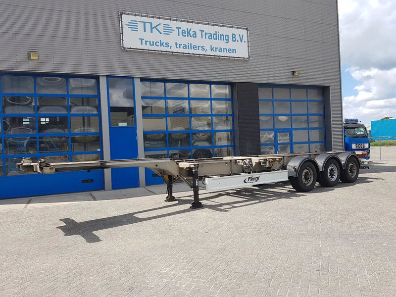Fliegl SDS 380 MULTI BPW Disc Lift axle - Полуприцеп-контейнеровоз/ Сменный кузов: фото 1 Fliegl SDS 380 MULTI BPW Disc Lift axle - Полуприцеп-контейнеровоз/ Сменный кузов: фото 1