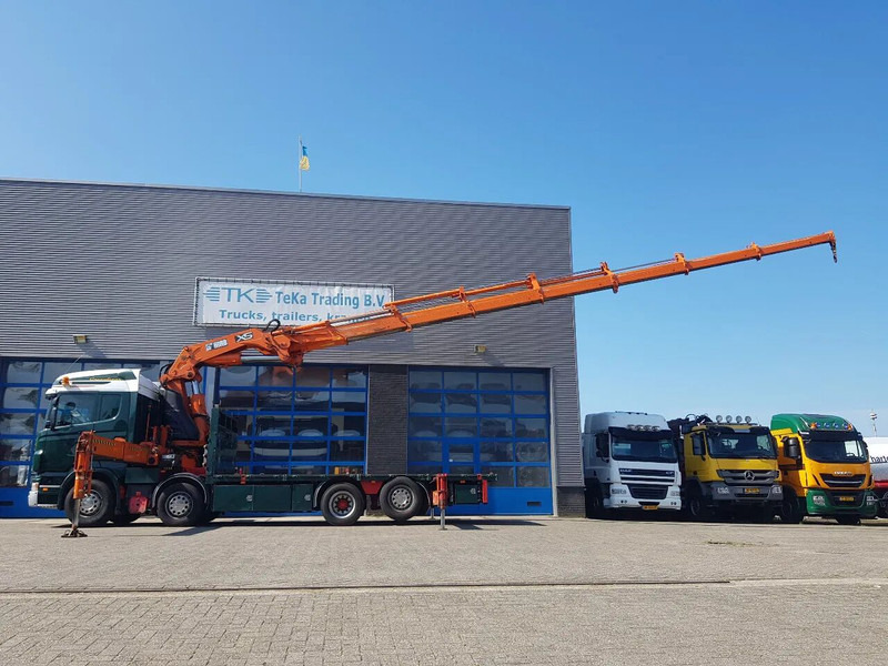 Scania R420 8x2 HIAB 800E-7 Hipro 80 ton/meter Winch Retarder - Грузовик бортовой/ Платформа: фото 3 Scania R420 8x2 HIAB 800E-7 Hipro 80 ton/meter Winch Retarder - Грузовик бортовой/ Платформа: фото 3