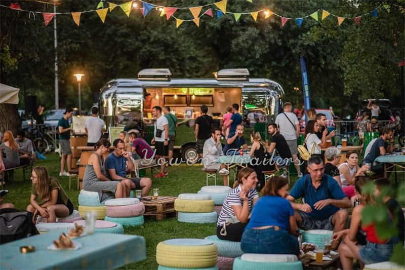 YOWON European standard food trailer with CE certificate - Торговый прицеп: фото 4 YOWON European standard food trailer with CE certificate - Торговый прицеп: фото 4