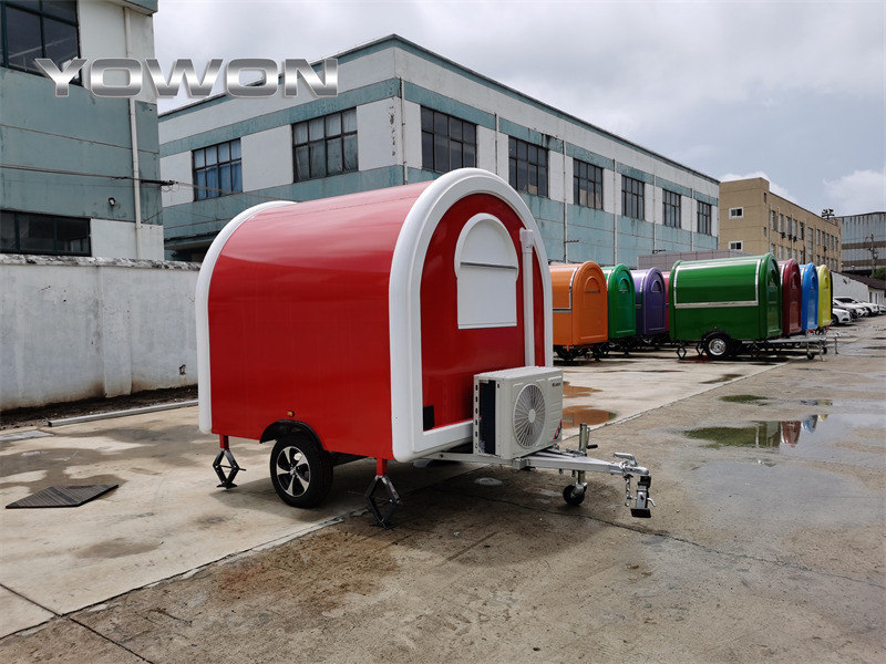 YOWON Fully customized food vending cart mobile street fast food trailer - Торговый прицеп: фото 3 YOWON Fully customized food vending cart mobile street fast food trailer - Торговый прицеп: фото 3