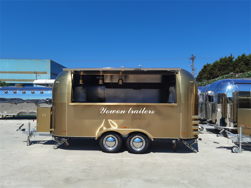 YOWON mobile fast food vending trailer factory price catering truck - Торговый прицеп: фото 2 YOWON mobile fast food vending trailer factory price catering truck - Торговый прицеп: фото 2