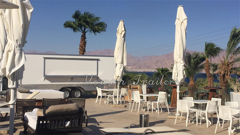 YOWON vintage model square food truck catering truck - Торговый прицеп: фото 2 YOWON vintage model square food truck catering truck - Торговый прицеп: фото 2