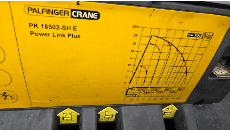 Palfinger PK18502 - Кран-манипулятор для Грузовиков: фото 5 Palfinger PK18502 - Кран-манипулятор для Грузовиков: фото 5