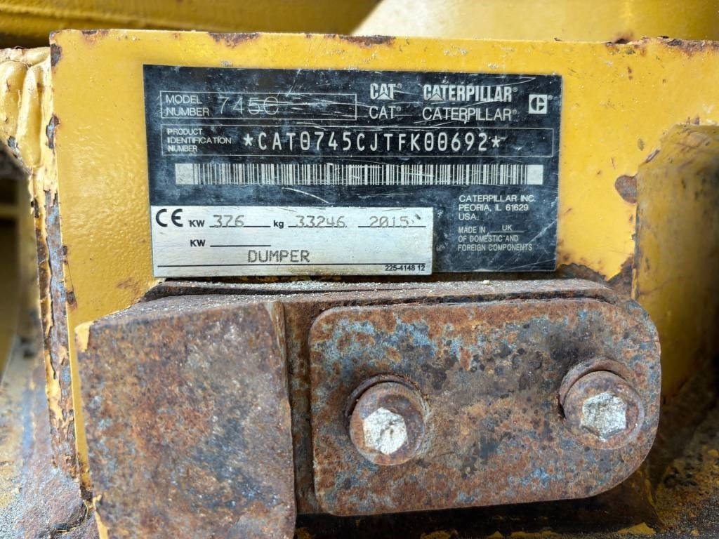 Сочленённый самосвал CAT 745 C: фото 9 Сочленённый самосвал CAT 745 C: фото 9