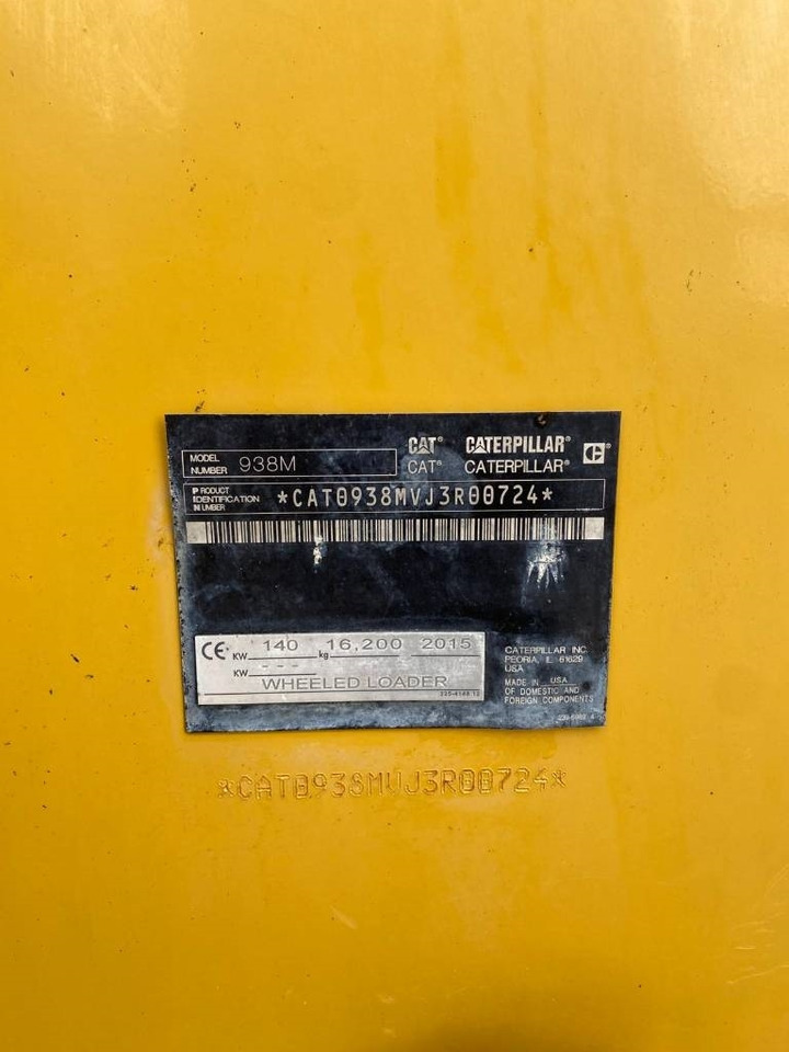 Колёсный погрузчик CAT 938 M (Bucket + Forks): фото 9