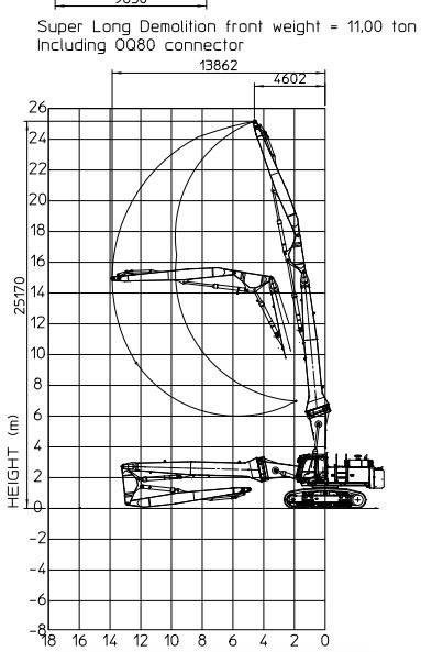 Hitachi ZX 470 LCD - 3 (25m high reach demolition) - Экскаватор для демонтажных работ: фото 2 Hitachi ZX 470 LCD - 3 (25m high reach demolition) - Экскаватор для демонтажных работ: фото 2