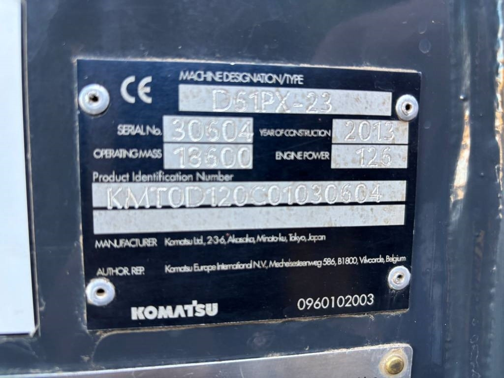 Бульдозер Komatsu D 61 PX-23: фото 7 Бульдозер Komatsu D 61 PX-23: фото 7