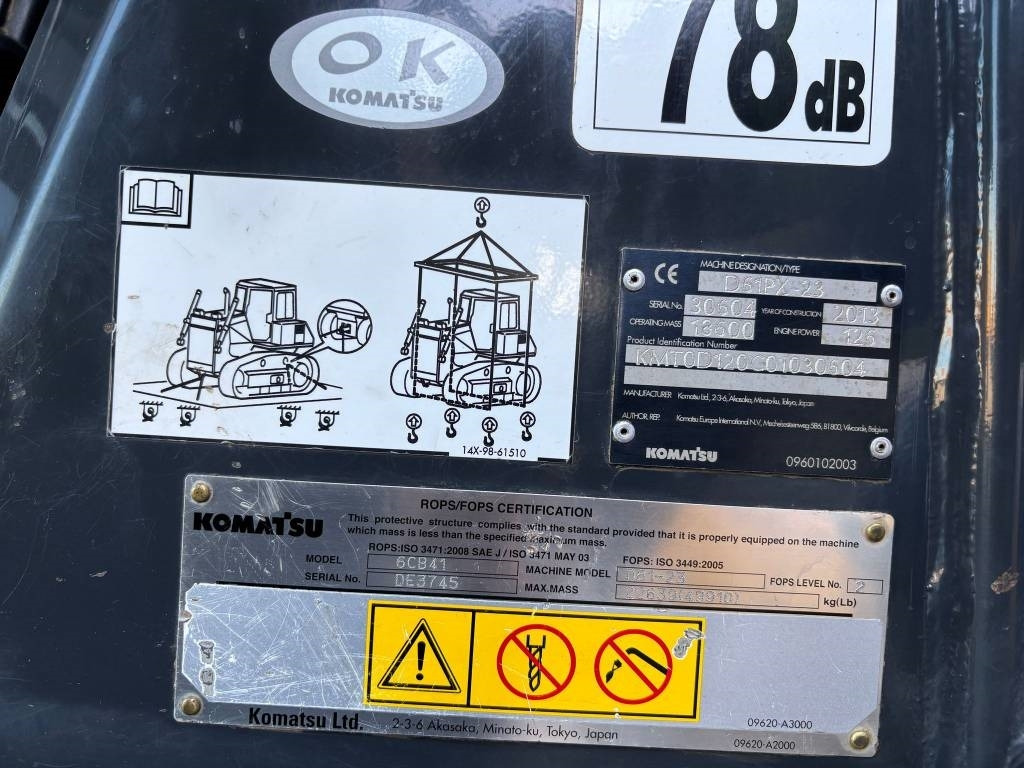 Бульдозер Komatsu D 61 PX-23: фото 8 Бульдозер Komatsu D 61 PX-23: фото 8