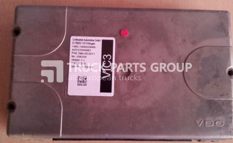 DAF 105XF, EURO5, EURO6, electronic control unit, EDC, ECU, VIC3, 17 control unit - Блок управления для Грузовиков: фото 1 DAF 105XF, EURO5, EURO6, electronic control unit, EDC, ECU, VIC3, 17 control unit - Блок управления для Грузовиков: фото 1