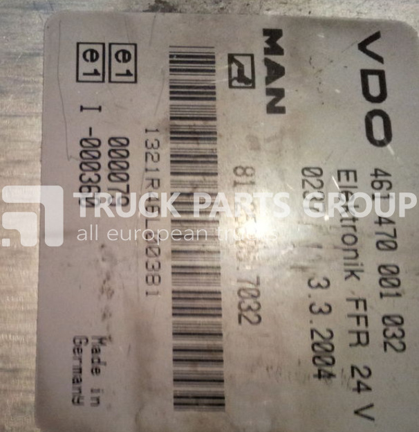 MAN D2866LF28 ECU, EDC BOSCH 0281001761, FFR 81258057032, 5111616711 control unit - Блок управления для Грузовиков: фото 3 MAN D2866LF28 ECU, EDC BOSCH 0281001761, FFR 81258057032, 5111616711 control unit - Блок управления для Грузовиков: фото 3