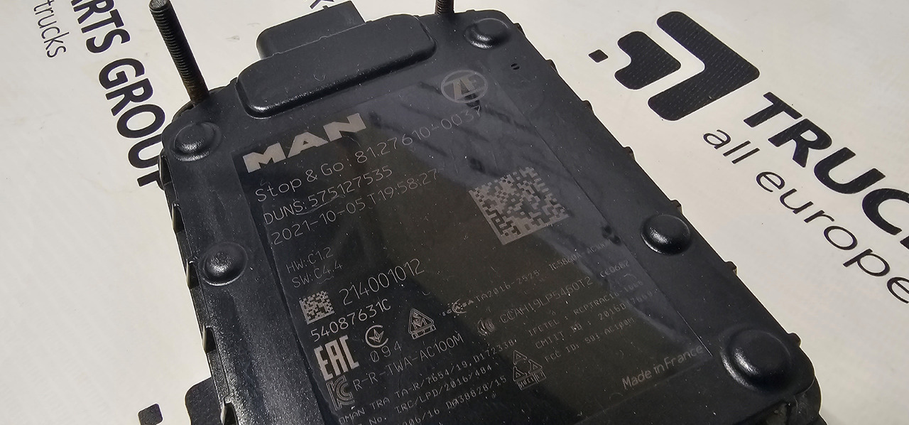 MAN TGX, TGS, TGL, TGM radar unit, distance sensor, distance control unit, EURO6 emission, 81276100035, 81276100034, 81276100037 autocruise by TRW, 81276100033, 81258137041 - Сенсор для Грузовиков: фото 1 MAN TGX, TGS, TGL, TGM radar unit, distance sensor, distance control unit, EURO6 emission, 81276100035, 81276100034, 81276100037 autocruise by TRW, 81276100033, 81258137041 - Сенсор для Грузовиков: фото 1