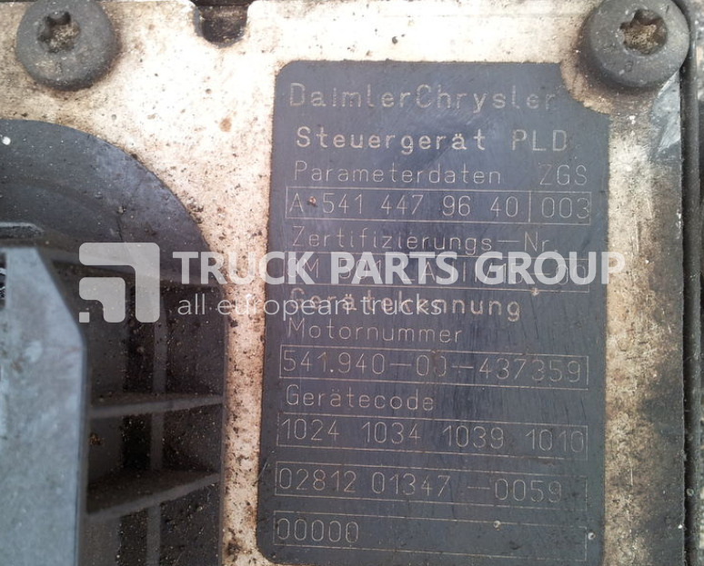 Блок управления для Грузовиков MERCEDES-BENZ Actros engine control unit, engine computer, PLD, MR, MR 2 unit, control unit: фото 10