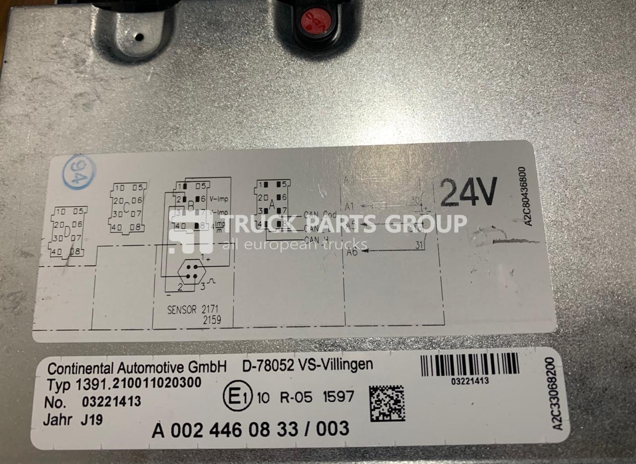 Mercedes Benz Tachograph, Tacho, TSU unit, 0004466833, 002446033, 125 KM/h, 03221413, type 1391, Continental Automotive GmbH, Battery-buffered Real Time Clock (RTC), Captive Testing and programming pl - Тахограф для Грузовиков: фото 2 Mercedes Benz Tachograph, Tacho, TSU unit, 0004466833, 002446033, 125 KM/h, 03221413, type 1391, Continental Automotive GmbH, Battery-buffered Real Time Clock (RTC), Captive Testing and programming pl - Тахограф для Грузовиков: фото 2