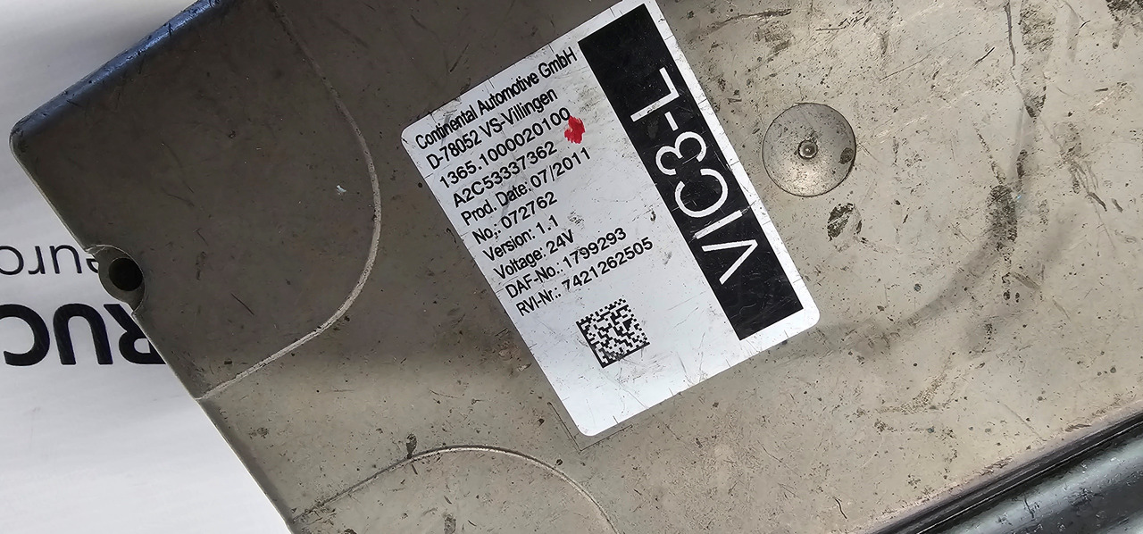 DAF DAF XF106, XF105, EURO5, EURO6 VIC3 unit, VIC3-L control unit 1799293, 1879016, 1799293, 1907429, 1778409, 1879015, 1879015, 2206310, 2141304, 2025292, 298961, 2206311, 2141289, 2139671, 2206308, 213 - Запчасти для Грузовиков: фото 3 DAF DAF XF106, XF105, EURO5, EURO6 VIC3 unit, VIC3-L control unit 1799293, 1879016, 1799293, 1907429, 1778409, 1879015, 1879015, 2206310, 2141304, 2025292, 298961, 2206311, 2141289, 2139671, 2206308, 213 - Запчасти для Грузовиков: фото 3