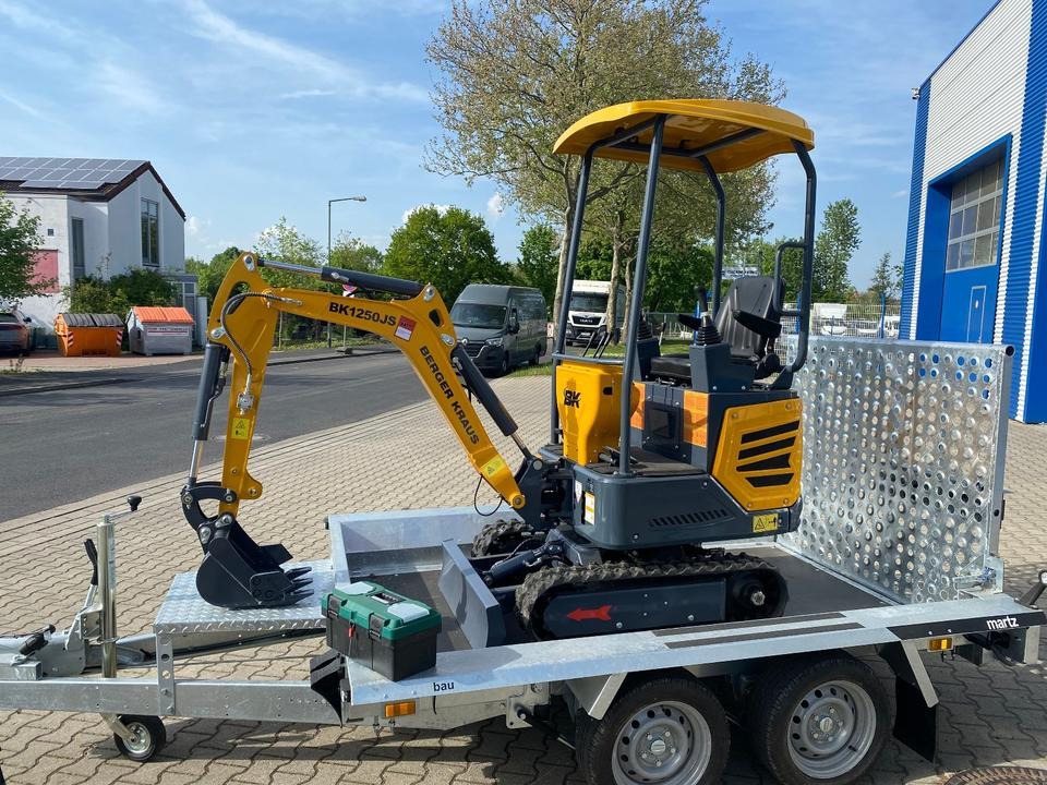 Minibagger BK1250JS + Tieflader + Zubehör *INKL.19% MWST*KUBOTA*BERGER KRAUS*JOYSTICK*SOFORT!* - Мини-экскаватор, Прицеп: фото 5 Minibagger BK1250JS + Tieflader + Zubehör *INKL.19% MWST*KUBOTA*BERGER KRAUS*JOYSTICK*SOFORT!* - Мини-экскаватор, Прицеп: фото 5