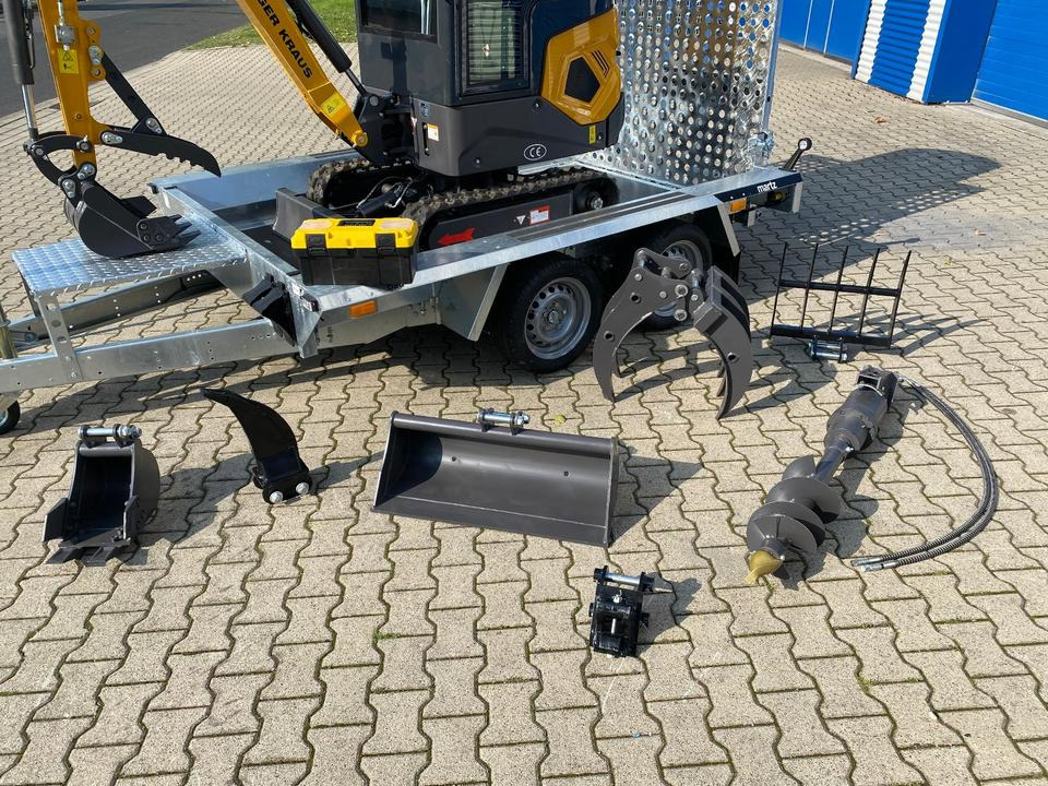 Minibagger BK1250KJSR + Tieflader + Zubehör *INKL.19% MWST*BERGER KRAUS*VERSTELLFAHRWERK* KUBOTA*SOFORT!* - Мини-экскаватор: фото 2 Minibagger BK1250KJSR + Tieflader + Zubehör *INKL.19% MWST*BERGER KRAUS*VERSTELLFAHRWERK* KUBOTA*SOFORT!* - Мини-экскаватор: фото 2