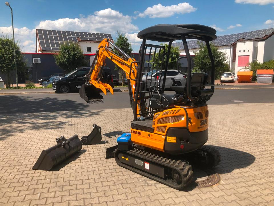 Minibagger BK1700JS + Schaufelpaket *INKL.19% MWST*BERGER KRAUS*KUBOTA*JOYST*SOFORT! - Мини-экскаватор: фото 5 Minibagger BK1700JS + Schaufelpaket *INKL.19% MWST*BERGER KRAUS*KUBOTA*JOYST*SOFORT! - Мини-экскаватор: фото 5