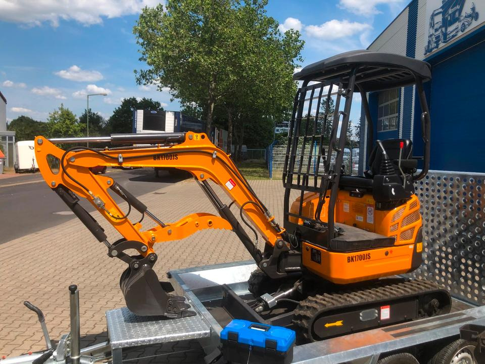 Minibagger BK1700JS +Tieflader +Zubehör *INKL.19% MWST*BERGER KRAUS*KUBOTA*JOYST*SOFORT! - Мини-экскаватор, Прицеп: фото 5 Minibagger BK1700JS +Tieflader +Zubehör *INKL.19% MWST*BERGER KRAUS*KUBOTA*JOYST*SOFORT! - Мини-экскаватор, Прицеп: фото 5