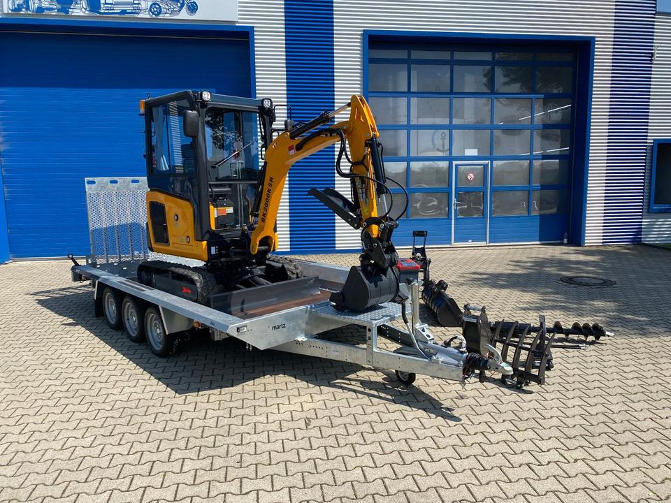 Minibagger BK2000KSR + Tieflader + Zubehör *INKL.19% MWST*BERGER KRAUS*YANMAR*SCHWENKARM* VERSTELLFAHRWERK** - Мини-экскаватор, Прицеп: фото 5 Minibagger BK2000KSR + Tieflader + Zubehör *INKL.19% MWST*BERGER KRAUS*YANMAR*SCHWENKARM* VERSTELLFAHRWERK** - Мини-экскаватор, Прицеп: фото 5