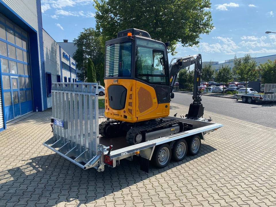 Minibagger BK2800ASR + Tieflader + Zubehör *INKL.19% MWST*BERGER KRAUS*KUBOTA*SCHWENKARM* VERSTELLFAHRWERK*KLIMA* - Мини-экскаватор, Прицеп: фото 5 Minibagger BK2800ASR + Tieflader + Zubehör *INKL.19% MWST*BERGER KRAUS*KUBOTA*SCHWENKARM* VERSTELLFAHRWERK*KLIMA* - Мини-экскаватор, Прицеп: фото 5