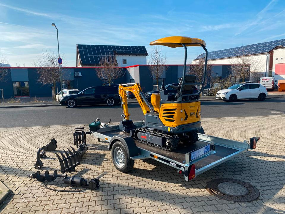 Minibagger BK950JS + Anhänger + Zubehör *INKL.19% MWST*BERGER KRAUS*JOYSTICK*SOFORT!* - Мини-экскаватор, Прицеп: фото 3 Minibagger BK950JS + Anhänger + Zubehör *INKL.19% MWST*BERGER KRAUS*JOYSTICK*SOFORT!* - Мини-экскаватор, Прицеп: фото 3