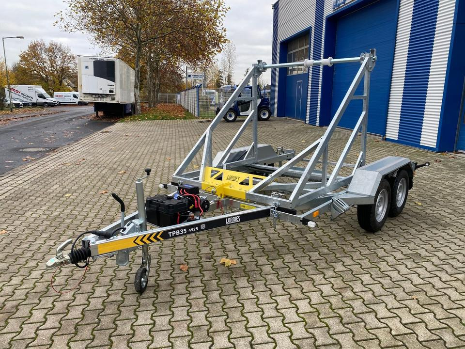 Vermietung / Kabelanhänger 3500KG E-Winde / Nutzlast 2825KG / Kabeltrommel-Anhänger / Glasfaser/ 1 Woche - Кабельный транспортер: фото 1 Vermietung / Kabelanhänger 3500KG E-Winde / Nutzlast 2825KG / Kabeltrommel-Anhänger / Glasfaser/ 1 Woche - Кабельный транспортер: фото 1