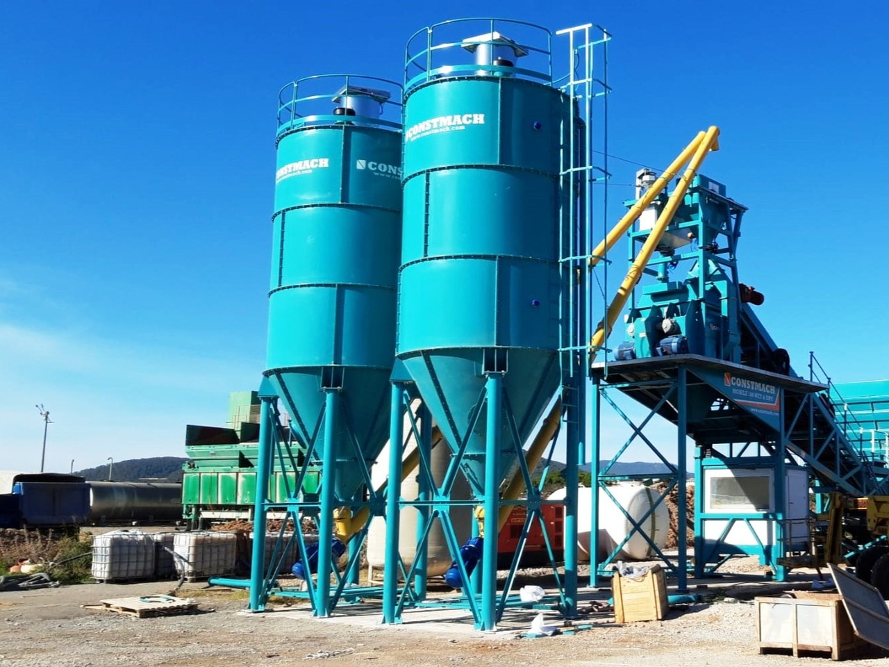 Constmach 50 Ton Capacity Cement Silo - Силос для цемента: фото 1 Constmach 50 Ton Capacity Cement Silo - Силос для цемента: фото 1