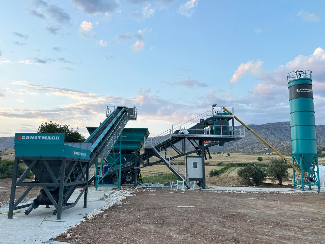 Constmach 60 m³/h Portable Concrete Batching Plant - Бетонный завод: фото 2 Constmach 60 m³/h Portable Concrete Batching Plant - Бетонный завод: фото 2