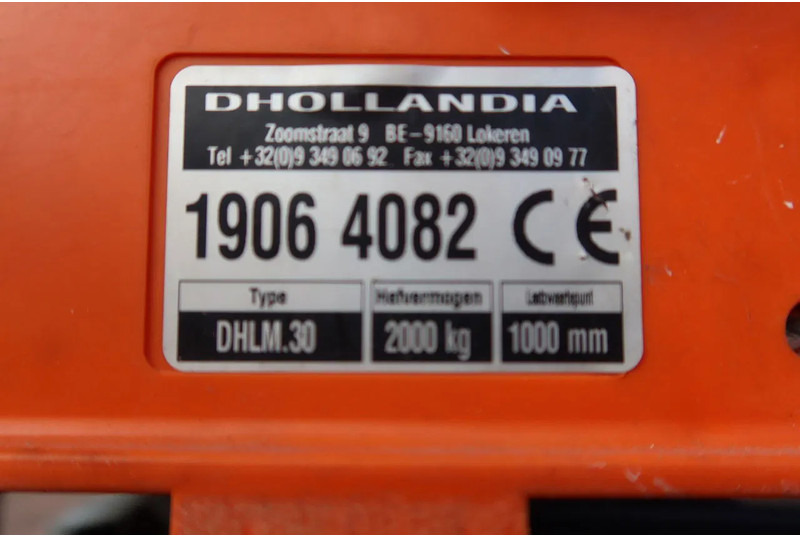 Грузовик с закрытым кузовом DAF CF 290 FA Bak + klep Dhollandia 2000 KG: фото 13 Грузовик с закрытым кузовом DAF CF 290 FA Bak + klep Dhollandia 2000 KG: фото 13