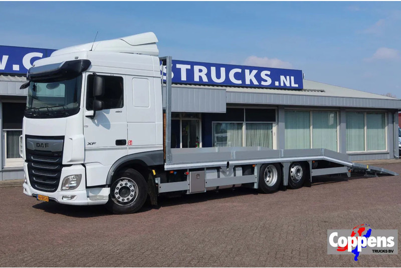 DAF XF 106.480 FAR 6x2 Oprijvrachtwagen slaapcabine + 2 bedden - Автовоз: фото 1 DAF XF 106.480 FAR 6x2 Oprijvrachtwagen slaapcabine + 2 bedden - Автовоз: фото 1