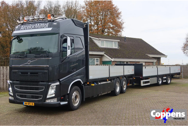 Volvo FH 460 Open Laadbak + Aanhanger Nieuw Smart-TACHO generatie 2-V2 - Грузовик бортовой/ Платформа: фото 1 Volvo FH 460 Open Laadbak + Aanhanger Nieuw Smart-TACHO generatie 2-V2 - Грузовик бортовой/ Платформа: фото 1