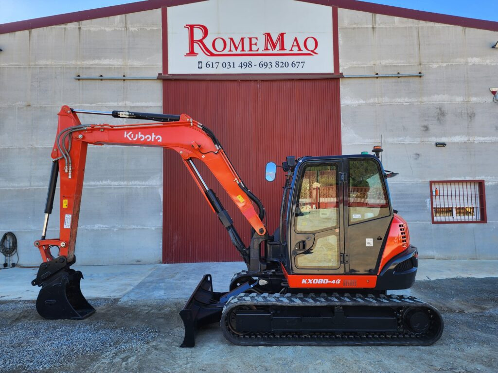KUBOTA KX080-4A2 - Мини-экскаватор: фото 1 KUBOTA KX080-4A2 - Мини-экскаватор: фото 1