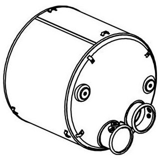 Katalysator SCR Euro 5DAF XF95 XF105 CF85 - 5 sensoren - Dinex 21441 1747245 1827547 1669321 0120-433-096 - Катализатор для Грузовиков: фото 2 Katalysator SCR Euro 5DAF XF95 XF105 CF85 - 5 sensoren - Dinex 21441 1747245 1827547 1669321 0120-433-096 - Катализатор для Грузовиков: фото 2