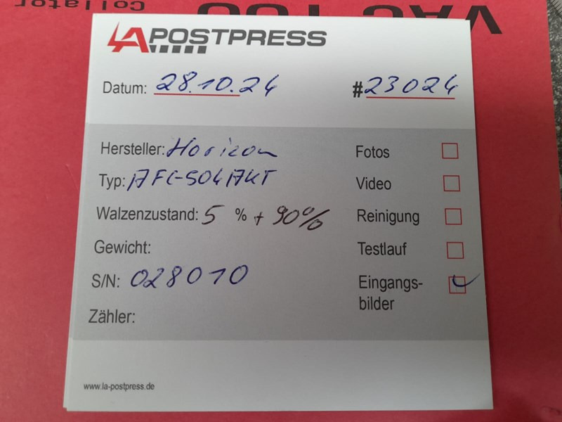 Horizon AFC-504 AKT | folder | 4 | 2001 - Фальцовщик: фото 2 Horizon AFC-504 AKT | folder | 4 | 2001 - Фальцовщик: фото 2