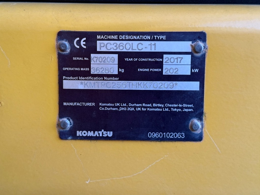 Гусеничный экскаватор Komatsu PC 360 LC-11: фото 39