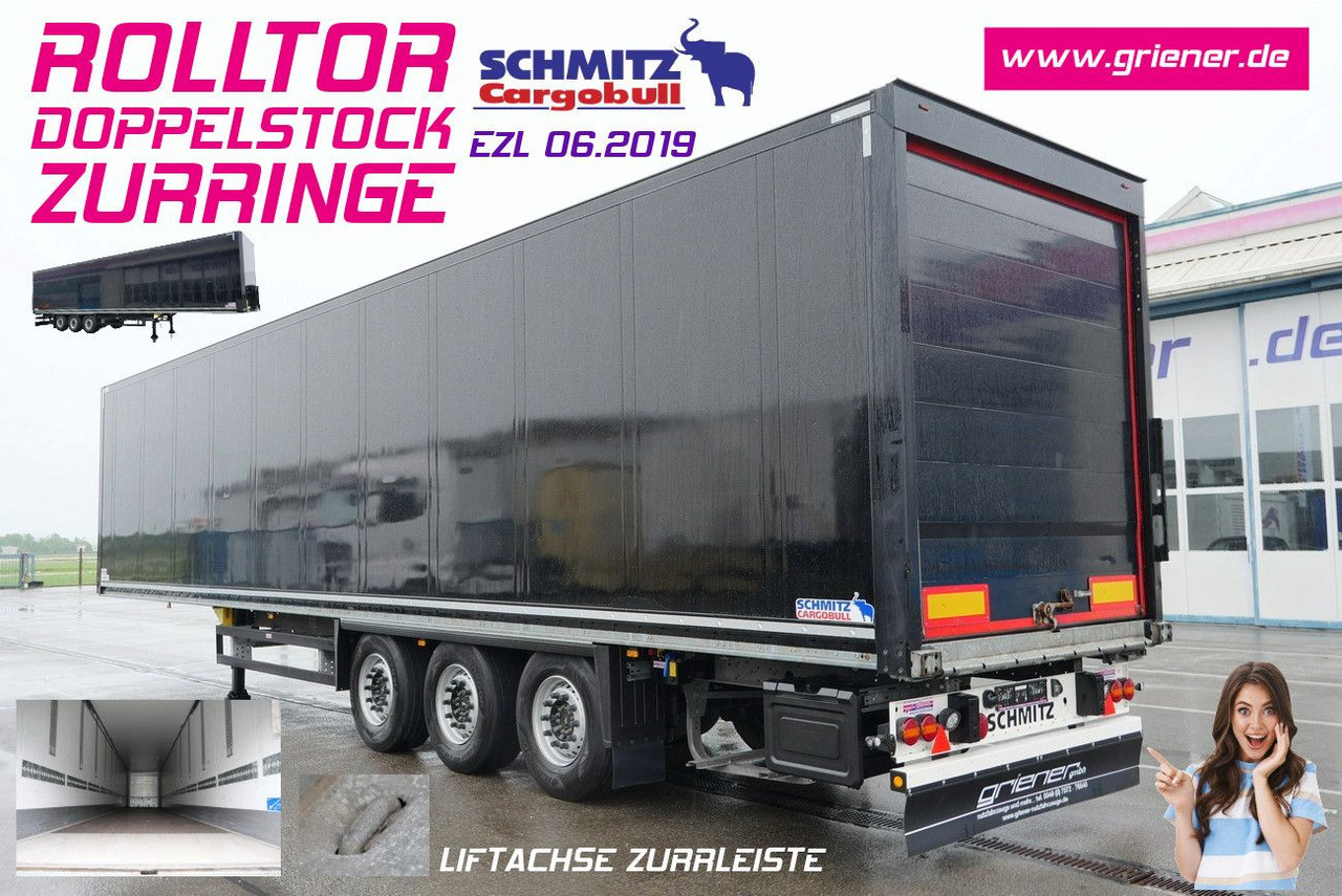 Schmitz Cargobull SKO 24 / ROLLTOR /DOPPELSTOCK / ZURRLEISTE/LIFT - Полуприцеп-фургон: фото 1 Schmitz Cargobull SKO 24 / ROLLTOR /DOPPELSTOCK / ZURRLEISTE/LIFT - Полуприцеп-фургон: фото 1