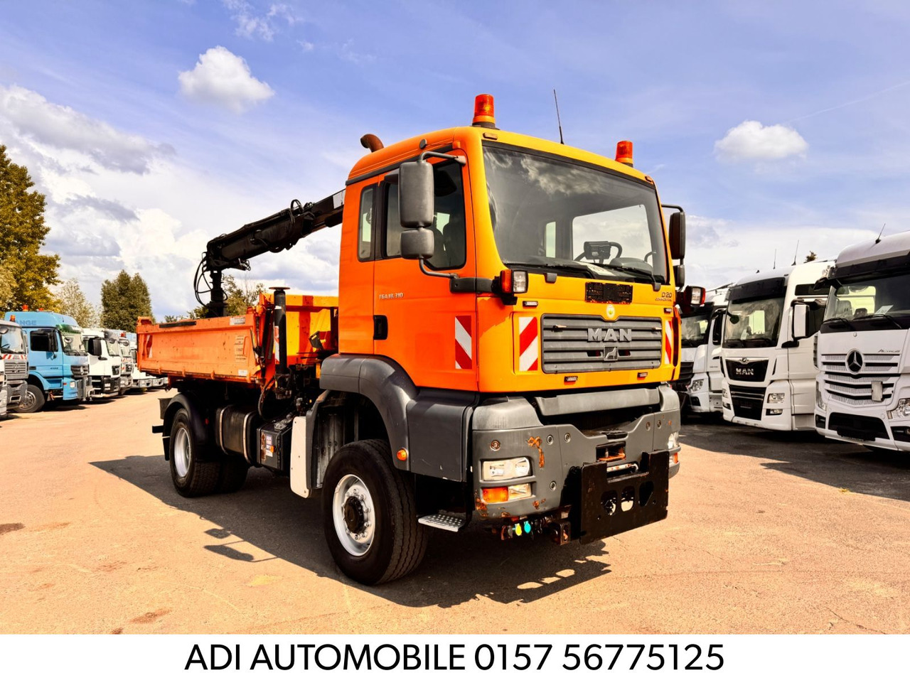 MAN TGA 18.310 Kipper - Kran 4x4 - Самосвал, Автоманипулятор: фото 1 MAN TGA 18.310 Kipper - Kran 4x4 - Самосвал, Автоманипулятор: фото 1