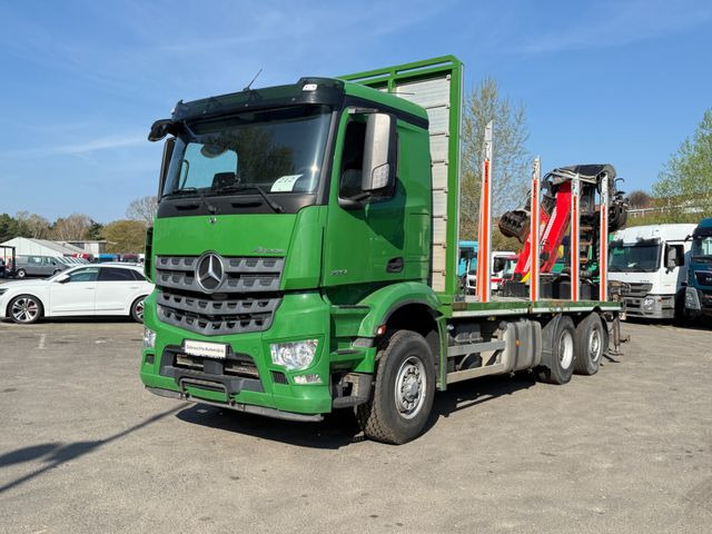 Mercedes-Benz Actros 2571 Holztransporter mit Kran - Лесовоз, Автоманипулятор: фото 3 Mercedes-Benz Actros 2571 Holztransporter mit Kran - Лесовоз, Автоманипулятор: фото 3
