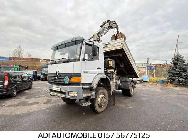 Mercedes-Benz Atego 1828 4x4 Kipper-Kran Atlas - Самосвал, Автоманипулятор: фото 1 Mercedes-Benz Atego 1828 4x4 Kipper-Kran Atlas - Самосвал, Автоманипулятор: фото 1