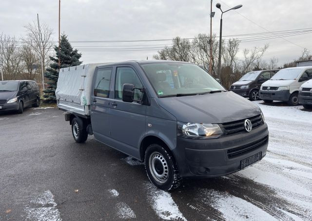 Volkswagen T5 Transporter Pritsche Pritsche Doppelkabine - Тентованный фургон: фото 2 Volkswagen T5 Transporter Pritsche Pritsche Doppelkabine - Тентованный фургон: фото 2