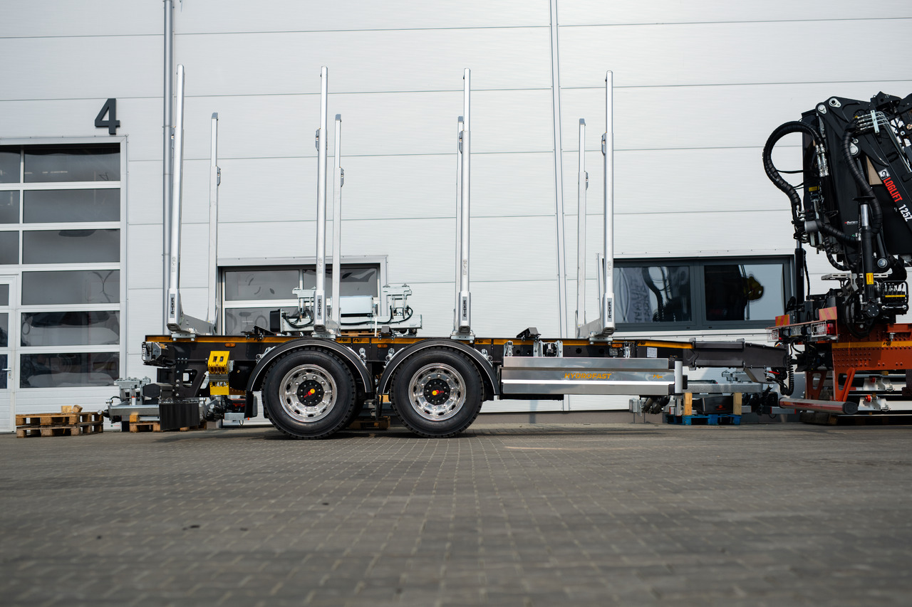 Hydrofast Przyczepa tandem od przewozu drewna na stanie / Timber tandem trailer in stock /Tandem-Anhänger aus Holz/ - Прицеп лесовоз: фото 1 Hydrofast Przyczepa tandem od przewozu drewna na stanie / Timber tandem trailer in stock /Tandem-Anhänger aus Holz/ - Прицеп лесовоз: фото 1