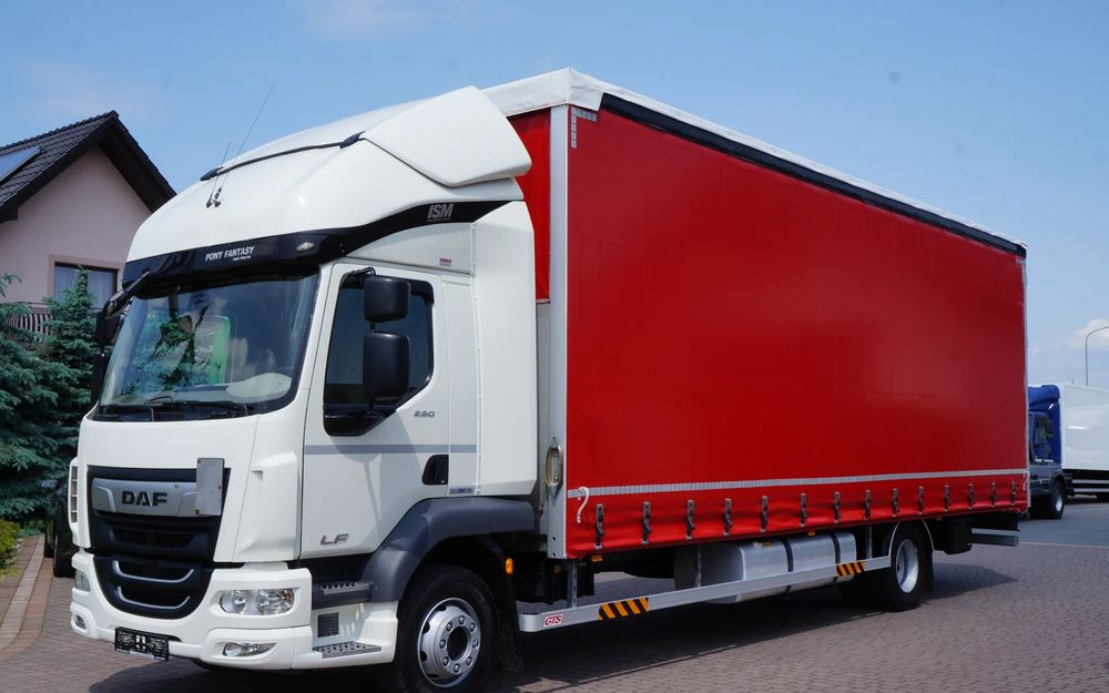 DAF LF 290 EURO 6 FIRANKA DŁ. 8.6m 21 PALET ŁAD 8.250 KG - Тентованный грузовик: фото 2 DAF LF 290 EURO 6 FIRANKA DŁ. 8.6m 21 PALET ŁAD 8.250 KG - Тентованный грузовик: фото 2