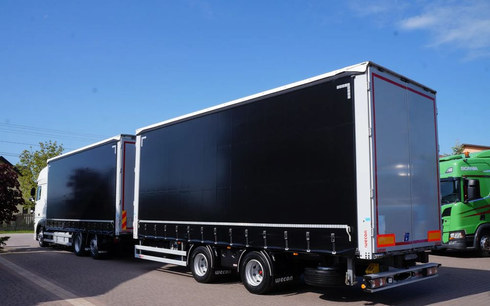 DAF XF 480 EURO 6 ZESTAW TANDEM PRZEJAZDOWY 120 M3 7,7 M + 7,7 M WECON - Тентованный грузовик: фото 4 DAF XF 480 EURO 6 ZESTAW TANDEM PRZEJAZDOWY 120 M3 7,7 M + 7,7 M WECON - Тентованный грузовик: фото 4