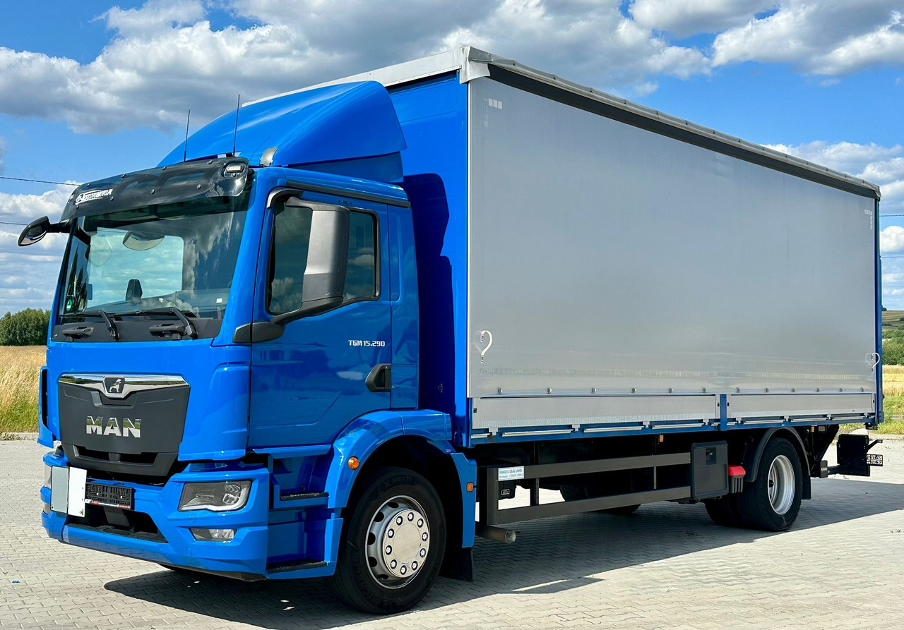 MAN TGM 15.290 / FIRANKA / WINDA / AUTOMAT / 2021 ROK / 18 EUROPALET / 15 T DMC - Тентованный грузовик: фото 2 MAN TGM 15.290 / FIRANKA / WINDA / AUTOMAT / 2021 ROK / 18 EUROPALET / 15 T DMC - Тентованный грузовик: фото 2