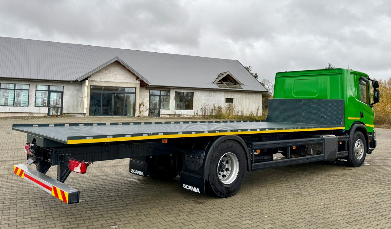 SCANIA P320 / PLATFORMA / NOWY / 5 TYŚ KM / SYPIALKA / 2023 ROK / CAŁA NA PODUSZKACH / 7.7 M DŁUGOŚCI / LAWETA / DO PRZEWOZU MASZYN ROLNICZYCH ITP - Грузовик бортовой/ Платформа: фото 4 SCANIA P320 / PLATFORMA / NOWY / 5 TYŚ KM / SYPIALKA / 2023 ROK / CAŁA NA PODUSZKACH / 7.7 M DŁUGOŚCI / LAWETA / DO PRZEWOZU MASZYN ROLNICZYCH ITP - Грузовик бортовой/ Платформа: фото 4