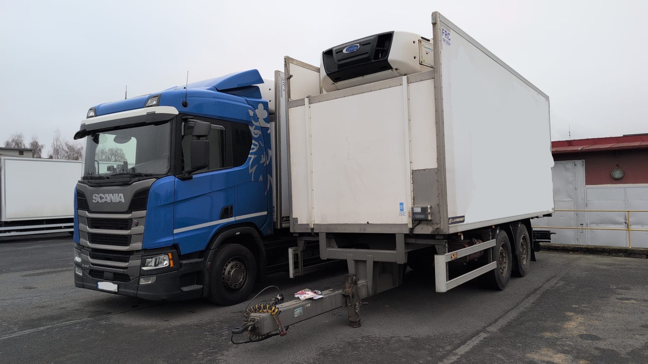 SCANIA ZESTAW / CHŁODNIA / LAMBERET / 6X2 / 36 EUROPALET / SERWISOWANY / AUTOMAT / SYPIALKA - Рефрижератор: фото 1 SCANIA ZESTAW / CHŁODNIA / LAMBERET / 6X2 / 36 EUROPALET / SERWISOWANY / AUTOMAT / SYPIALKA - Рефрижератор: фото 1
